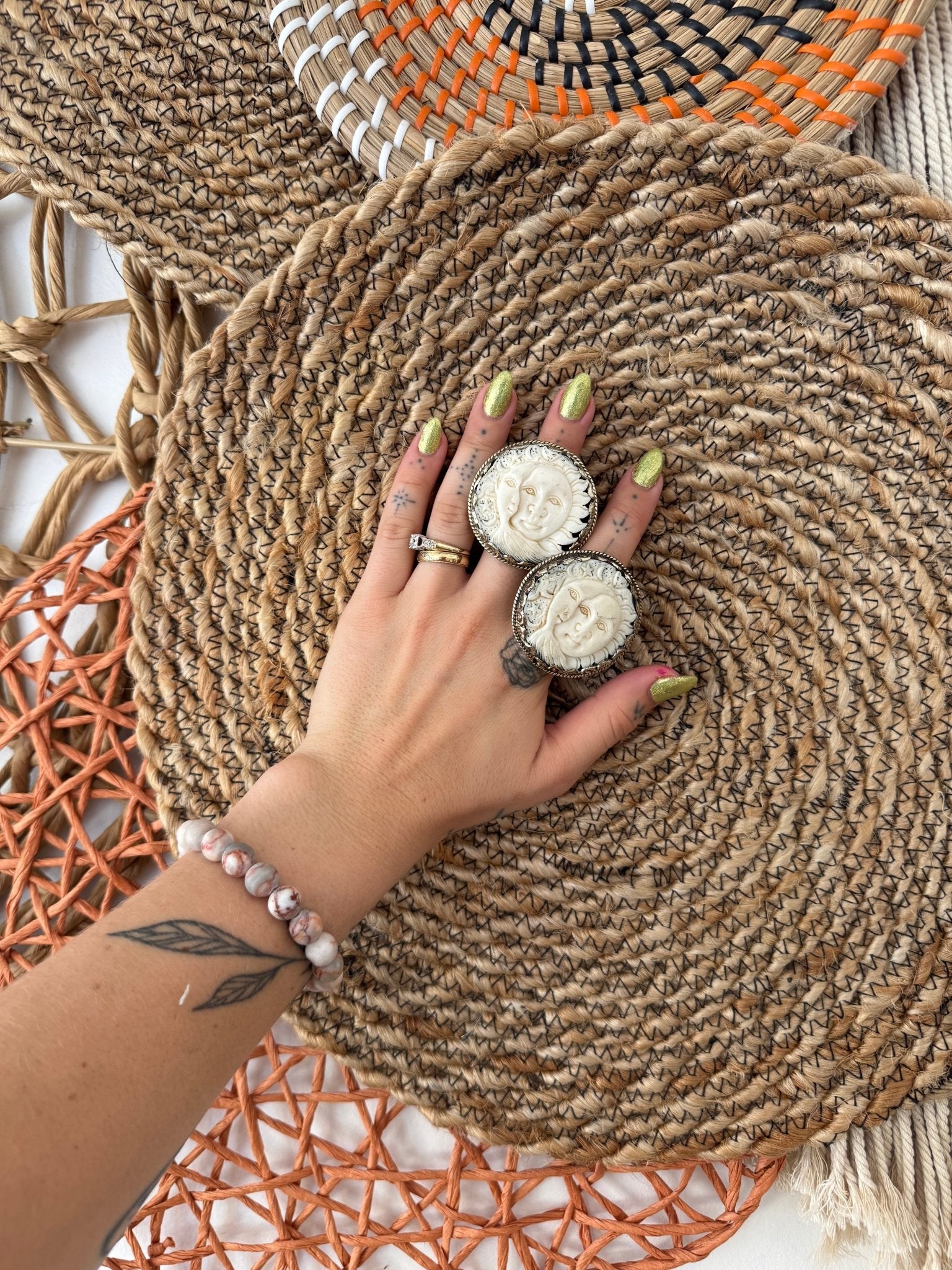 Big Mood Moon Face Ring - ivyandlavyboutique ivyandlavyboutique