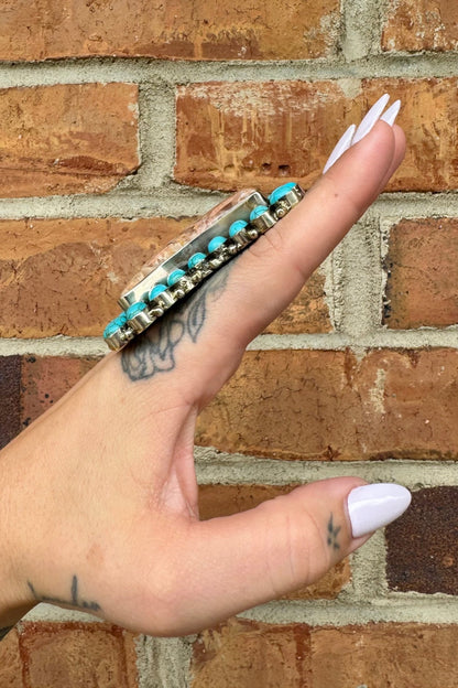 BIG Moon with Jasper Ring - ivyandlavyboutique UJDInc