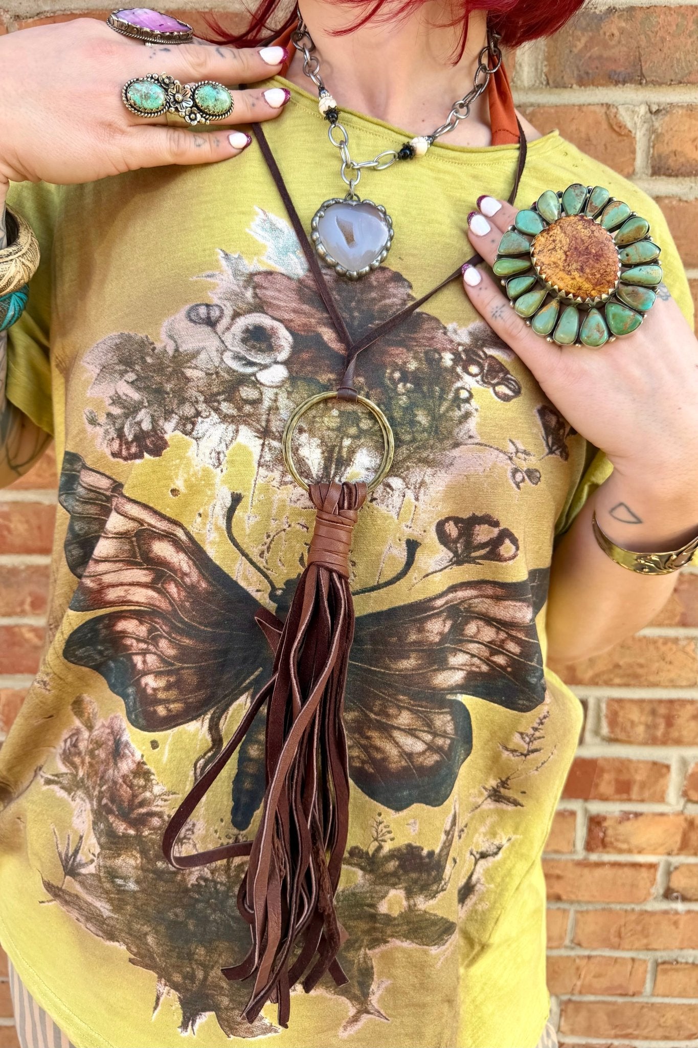 Biggie Turquoise Statement Ring - ivyandlavyboutique ivyandlavyboutique