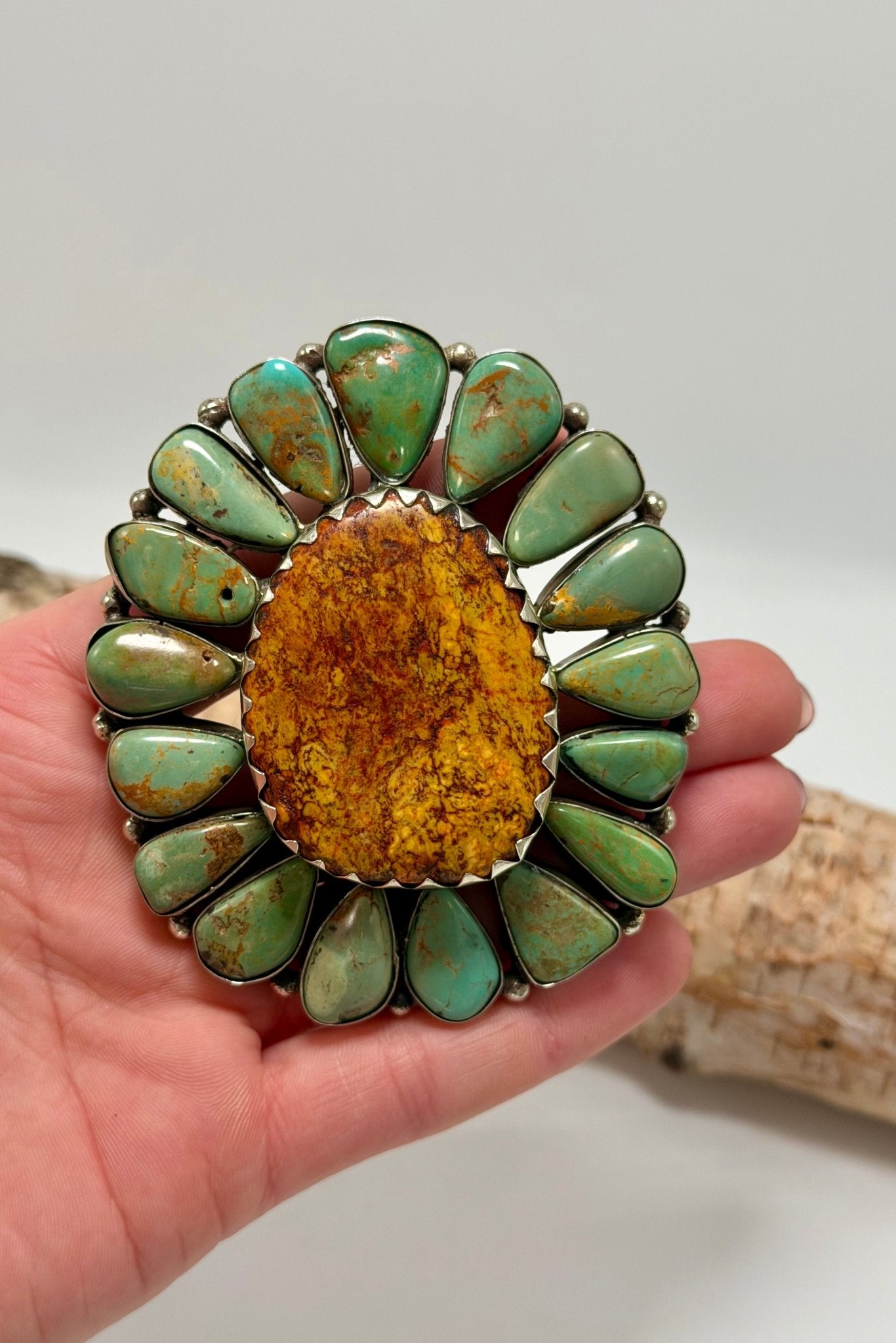 Biggie Turquoise Statement Ring - ivyandlavyboutique ivyandlavyboutique