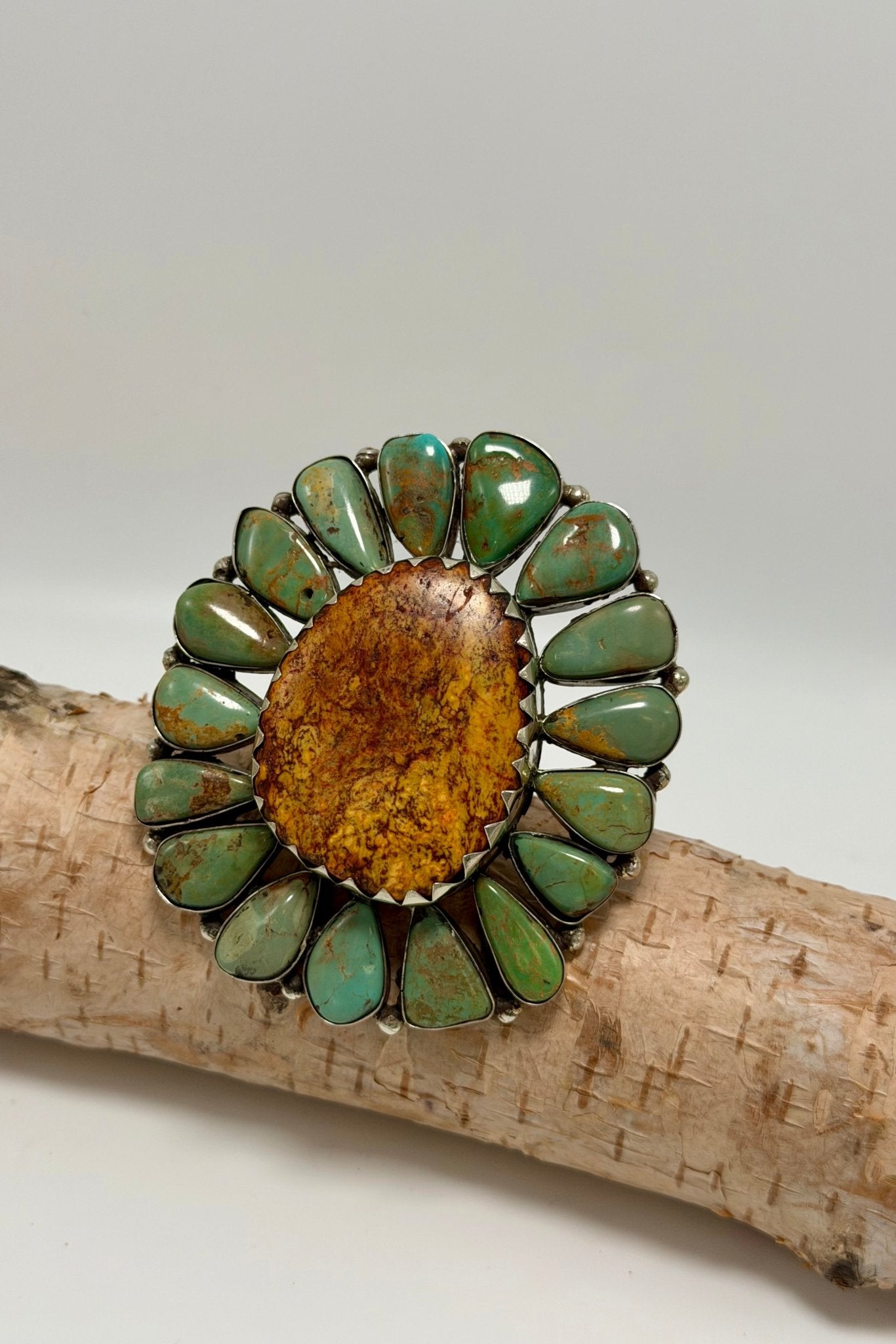 Biggie Turquoise Statement Ring - ivyandlavyboutique ivyandlavyboutique
