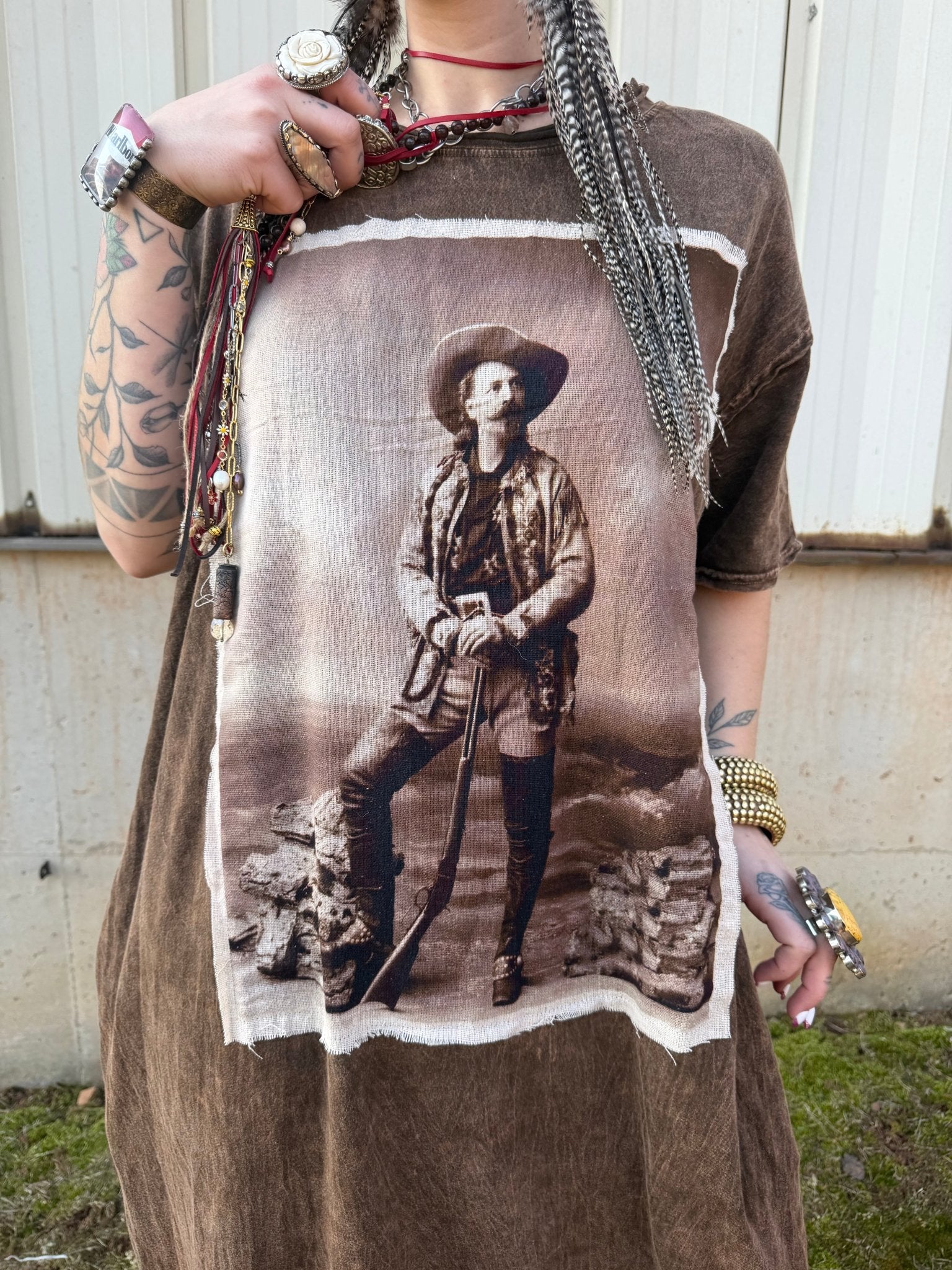 Billie The Kid T Shirt Dress - ivyandlavyboutique I LOVE LINEN