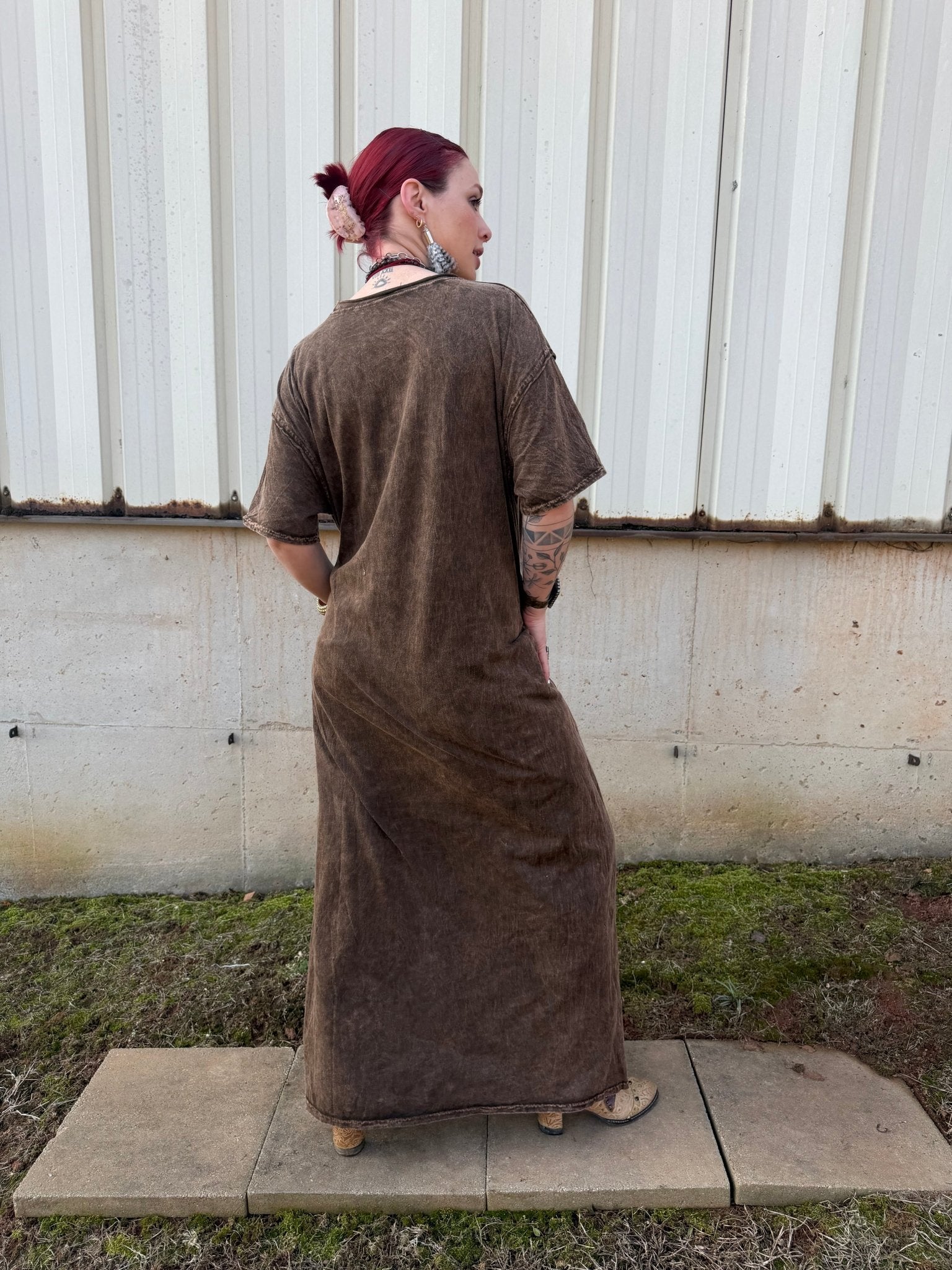 Billie The Kid T Shirt Dress - ivyandlavyboutique I LOVE LINEN