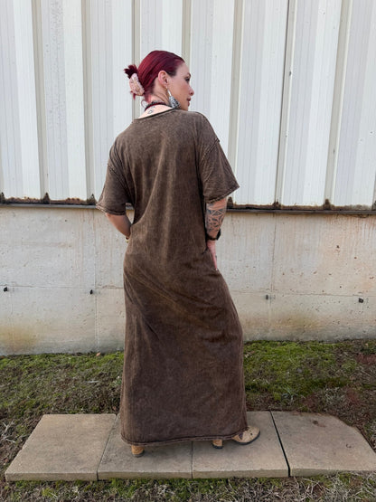 Billie The Kid T Shirt Dress - ivyandlavyboutique I LOVE LINEN