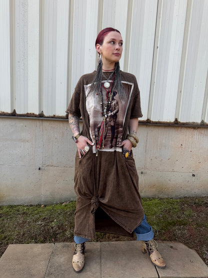 Billie The Kid T Shirt Dress - ivyandlavyboutique I LOVE LINEN