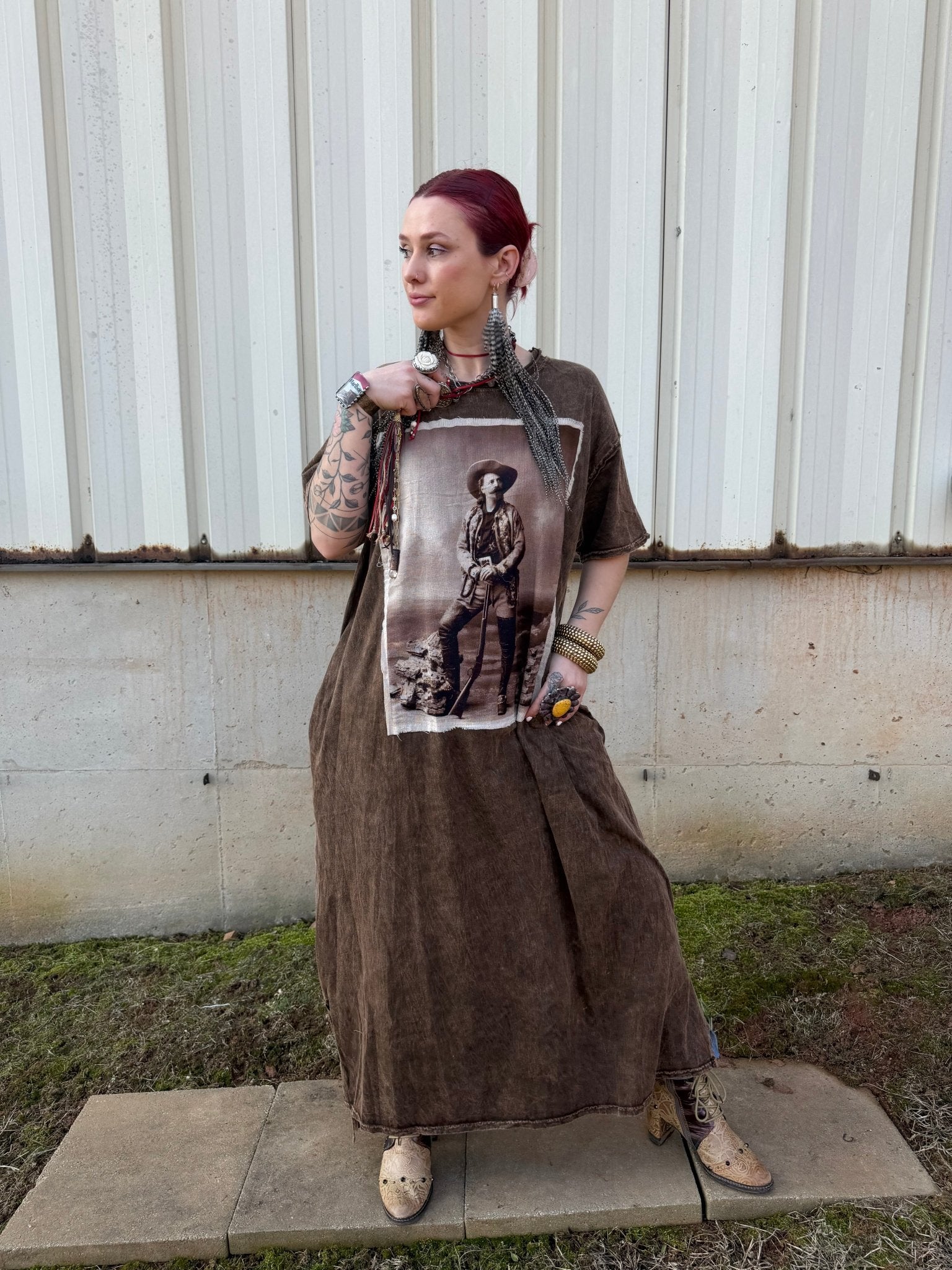 Billie The Kid T Shirt Dress - ivyandlavyboutique I LOVE LINEN