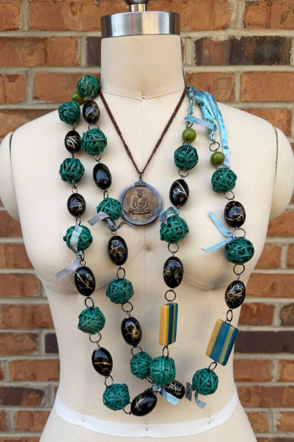 Birds Nest Ball Necklace - ivyandlavyboutique ivyandlavyboutique