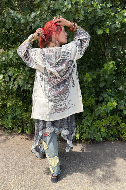 Black Cherry COTTON HOODED BLAZER - ivyandlavyboutique Kathmandu Imports