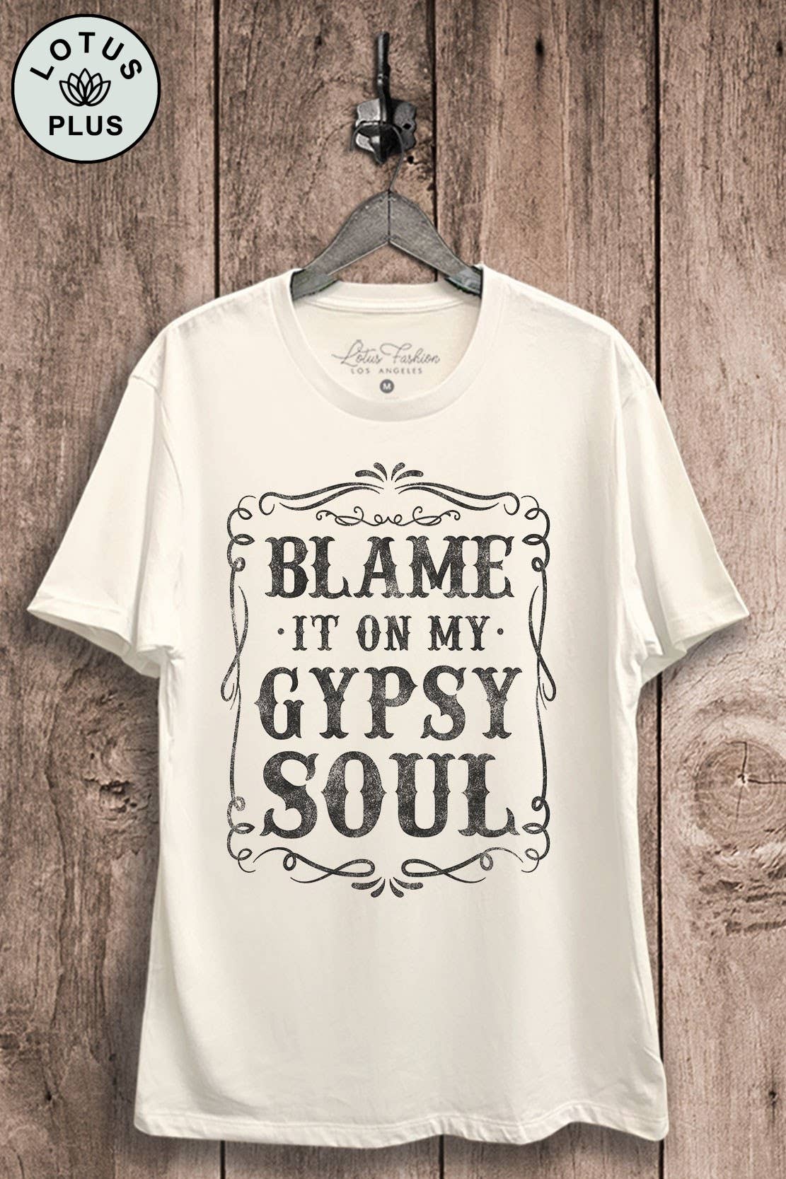 Blame It On My Gypsy Soul Graphic Top - ivyandlavyboutique Lotus Fashion Collection