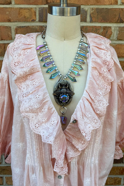 Blitz Bee Necklace - ivyandlavyboutique Art by Amy