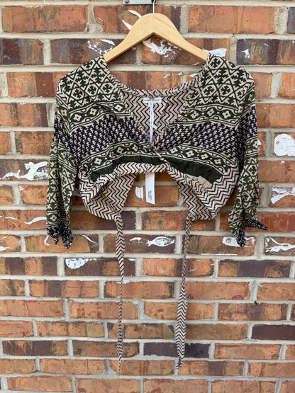 Block Printed Crop Top - ivyandlavyboutique ivyandlavyboutique