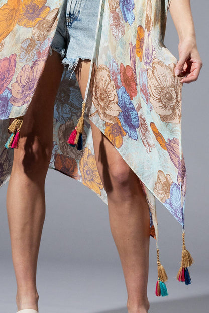 Blooming Field Kimono - ivyandlavyboutique Urbanista