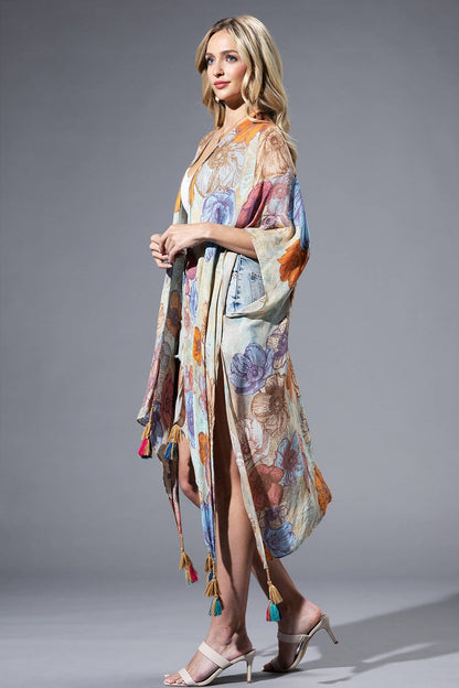 Blooming Field Kimono - ivyandlavyboutique Urbanista