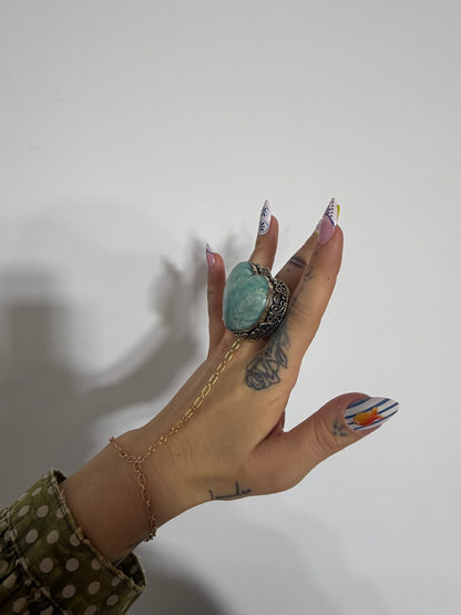 Blue Heart Ring - ivyandlavyboutique ivyandlavyboutique