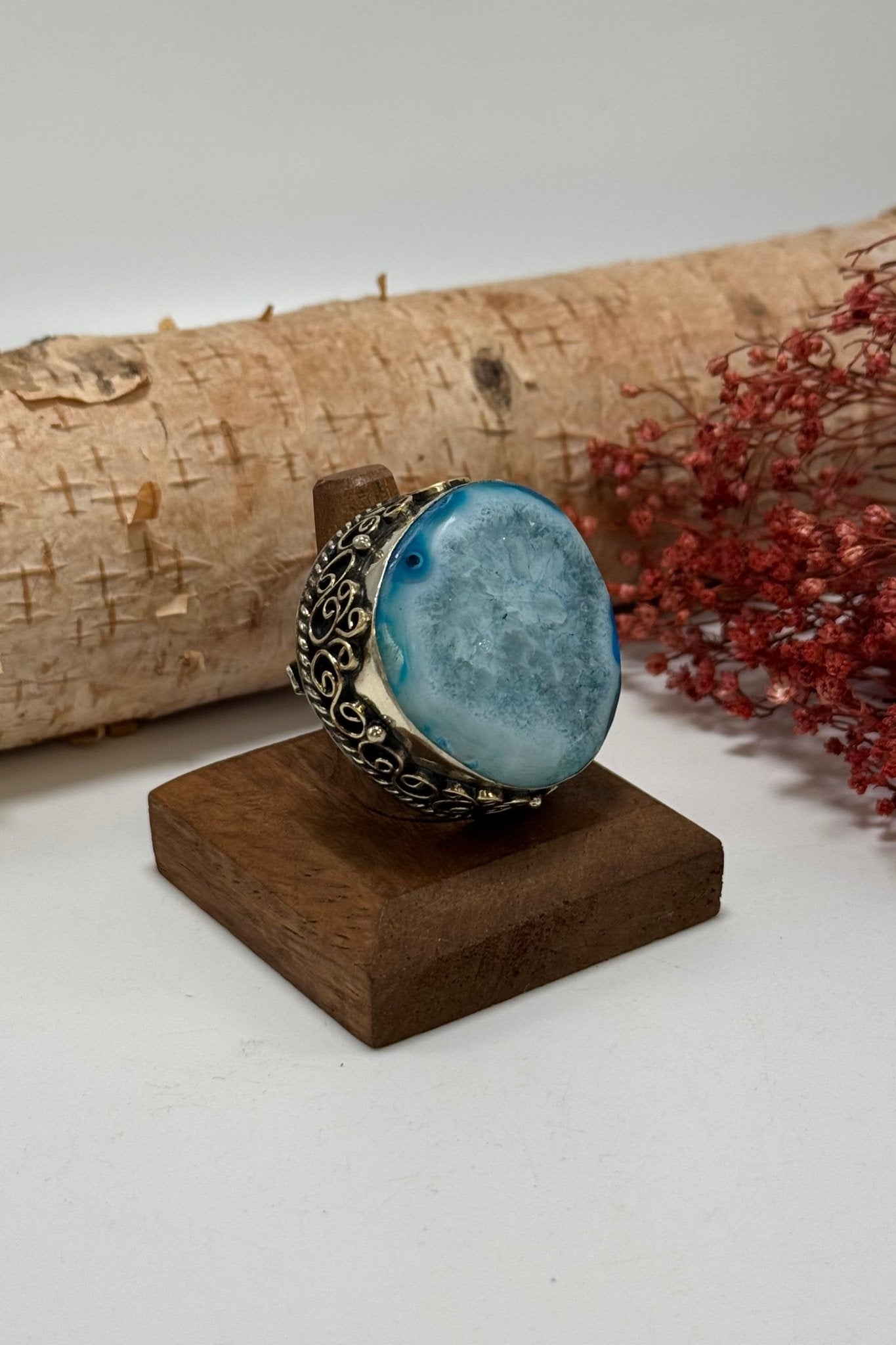 Blue Ocean Ring - ivyandlavyboutique ivyandlavyboutique
