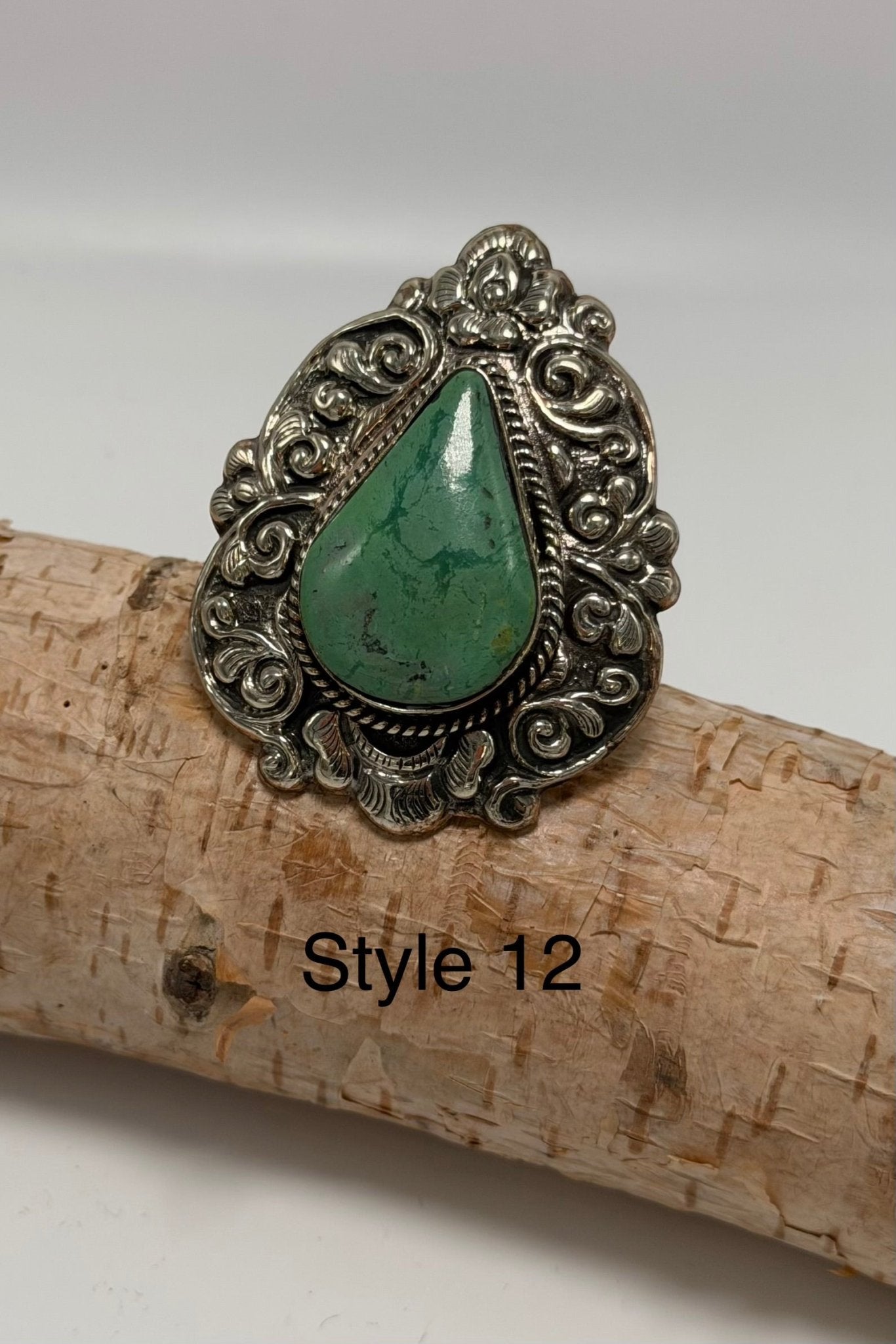 Blue Teardrop Chunky Statement Ring - ivyandlavyboutique ivyandlavyboutique