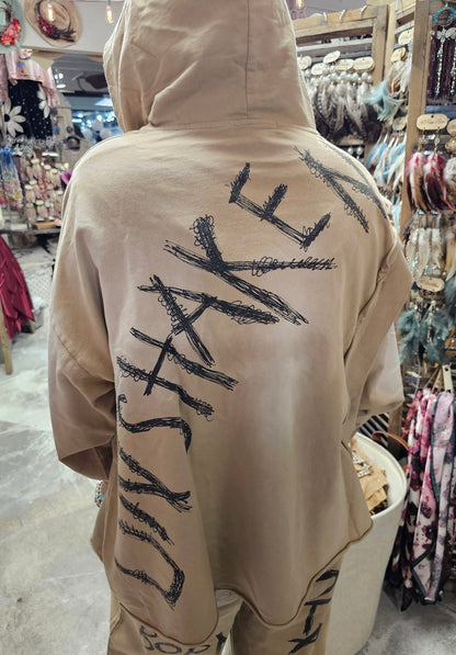 Borrowed Wings Hoodie - ivyandlavyboutique A Rare Bird Shop