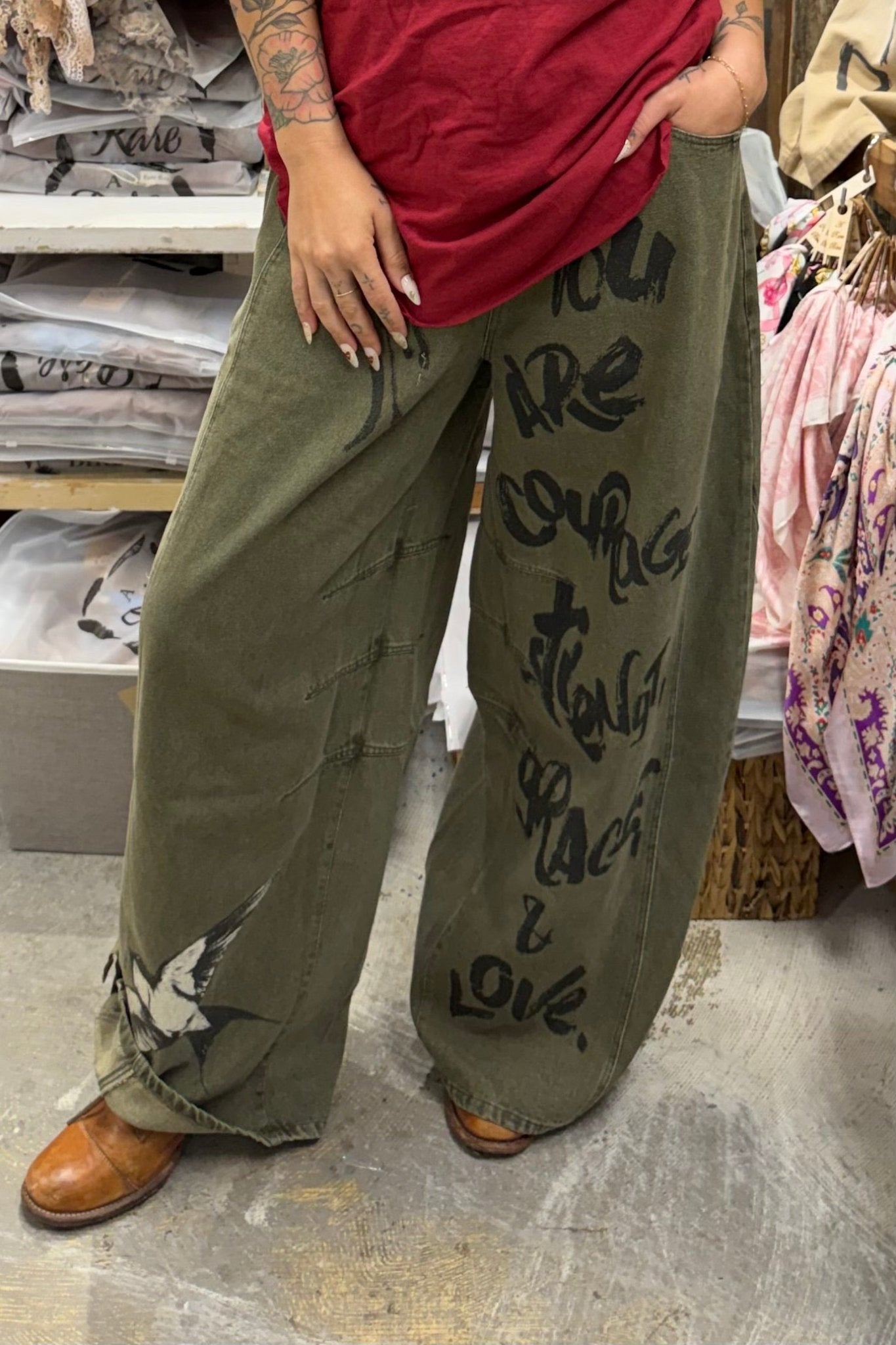 Brave Enough - ivyandlavyboutique A Rare Bird Shop