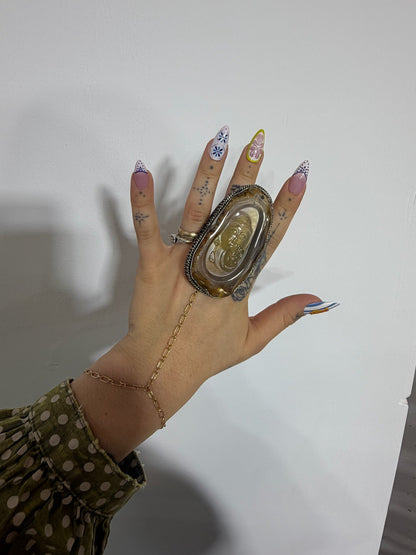 Bring Peace Carved Ring - ivyandlavyboutique ivyandlavyboutique