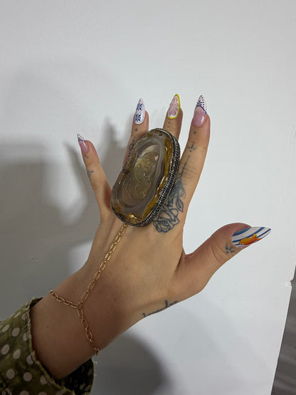 Bring Peace Carved Ring - ivyandlavyboutique ivyandlavyboutique