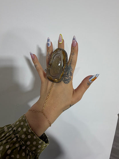 Bring Peace Carved Ring - ivyandlavyboutique ivyandlavyboutique