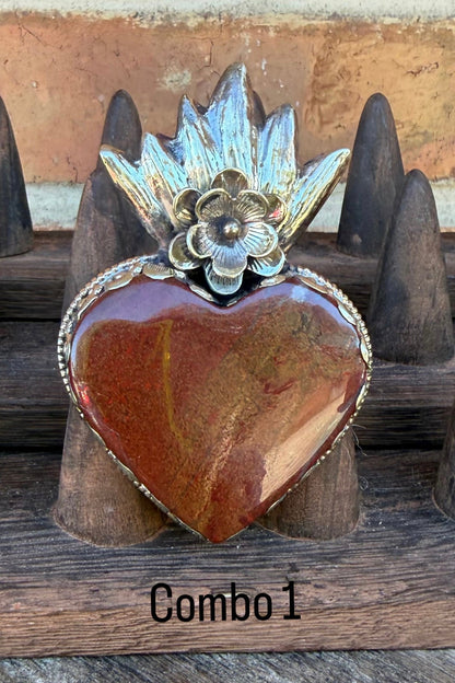 Brown Heart Statement Ring - ivyandlavyboutique ivyandlavyboutique