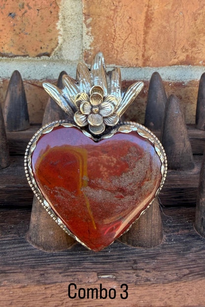 Brown Heart Statement Ring - ivyandlavyboutique ivyandlavyboutique