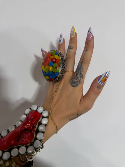 Bubble Gum Dome Ring - ivyandlavyboutique ivyandlavyboutique