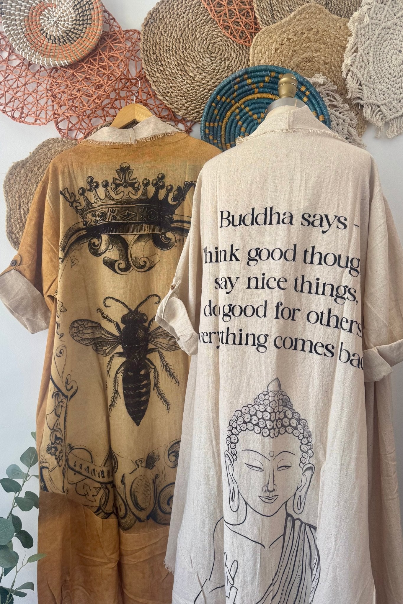 Buddha Duster Jacket - ivyandlavyboutique I LOVE LINEN