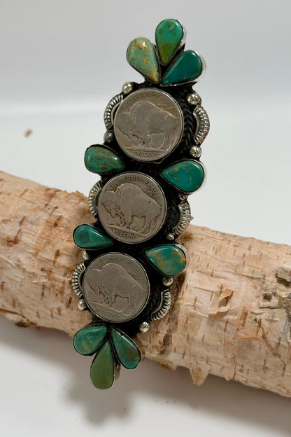 Buffalo Long Statement Ring - ivyandlavyboutique ivyandlavyboutique