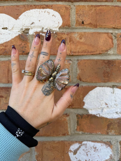 Bugging Out Butterfly Ring - ivyandlavyboutique ivyandlavyboutique