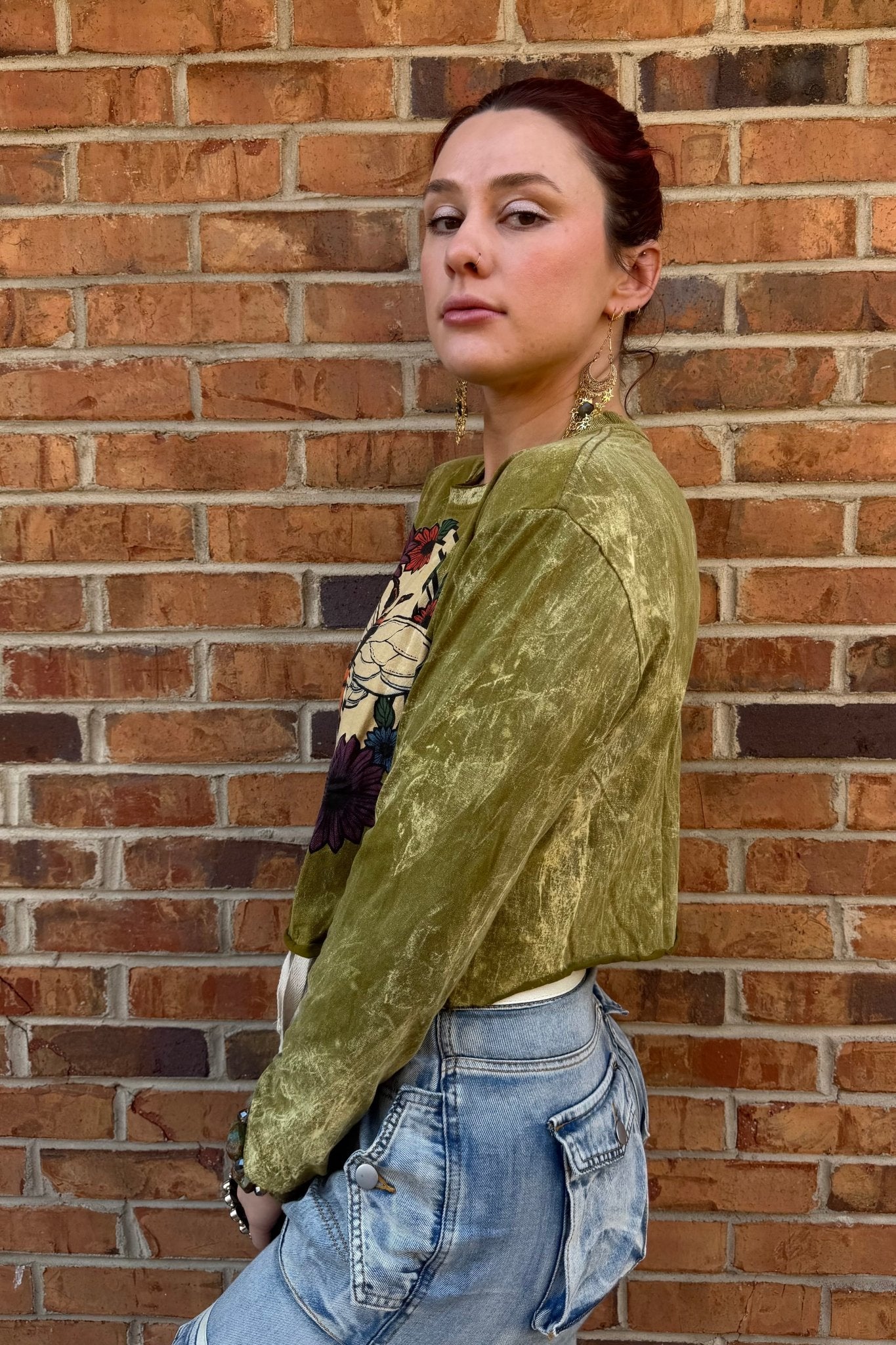 Bugging Out Long Sleeve Top - ivyandlavyboutique Kathmandu Imports