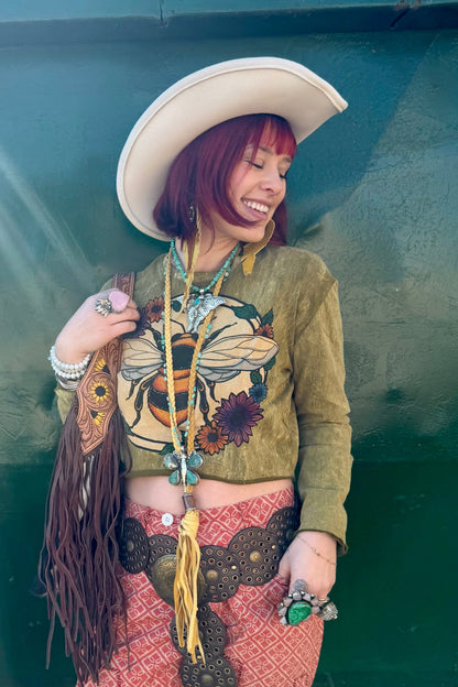 Bugging Out Long Sleeve Top - ivyandlavyboutique Kathmandu Imports