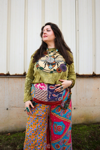 Bugging Out Long Sleeve Top - ivyandlavyboutique Kathmandu Imports