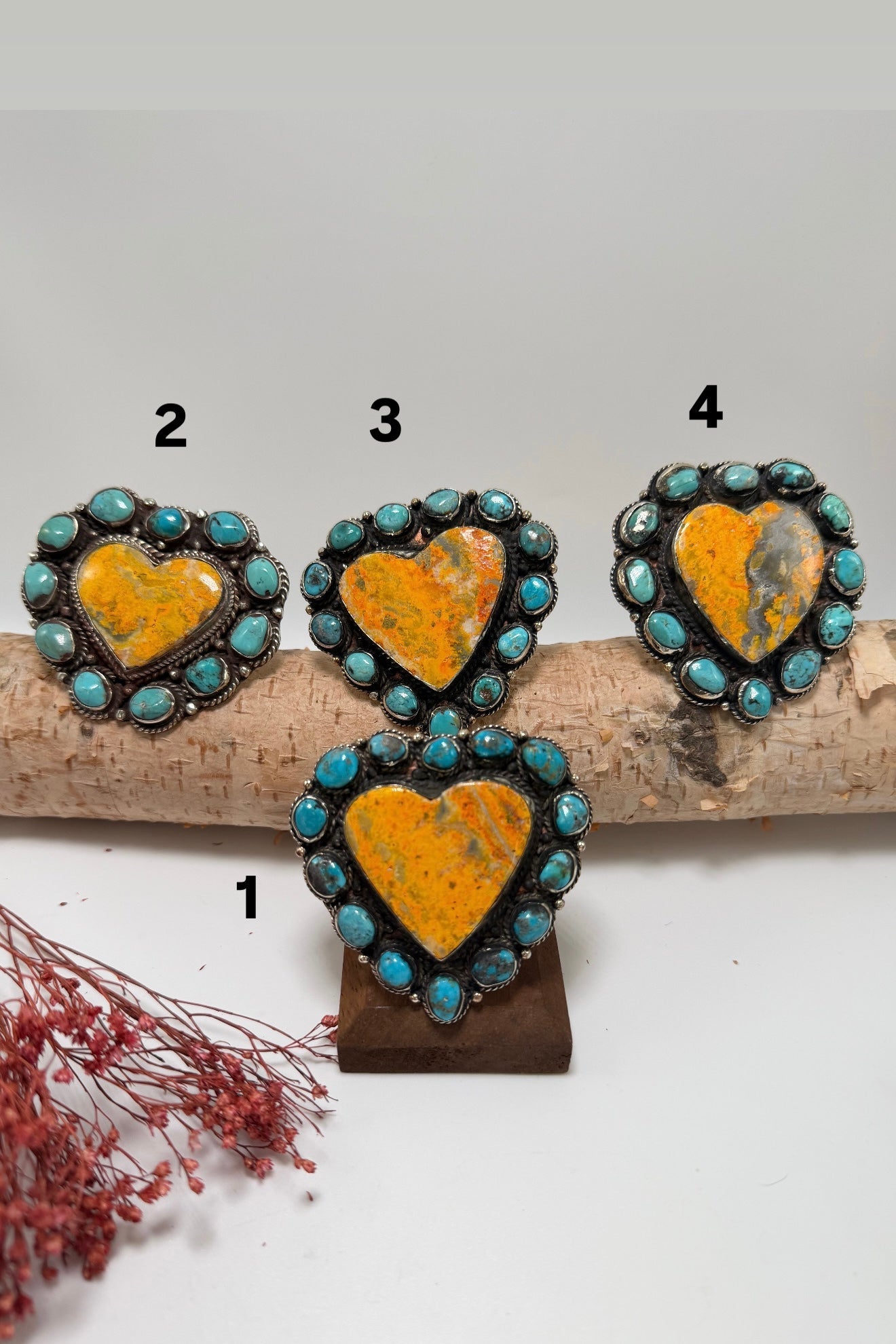 Bumble Bee Jasper Heart in Blues - ivyandlavyboutique ivyandlavyboutique