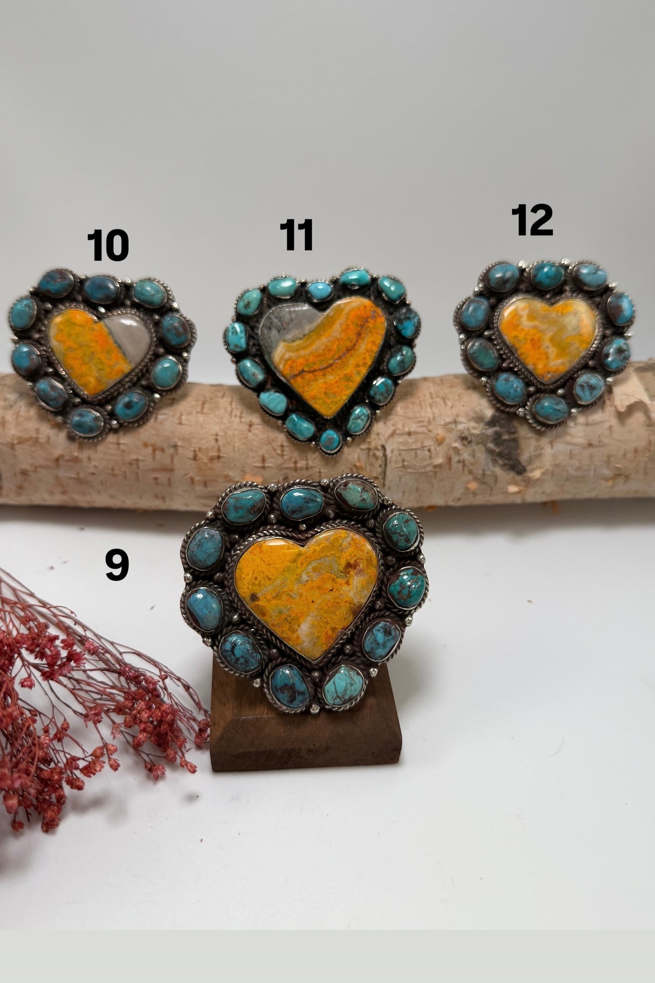 Bumble Bee Jasper Heart in Blues - ivyandlavyboutique ivyandlavyboutique