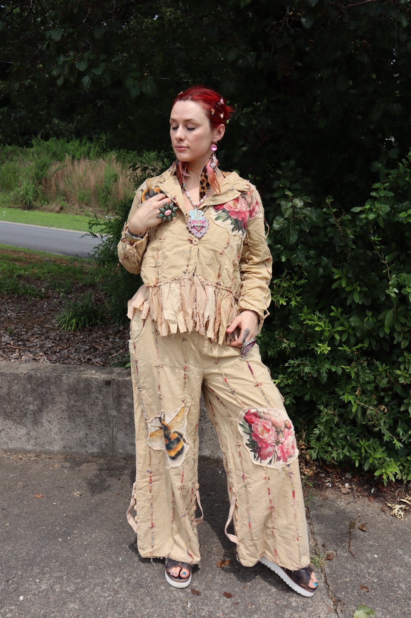 Bumble Bee Rose Jacket - ivyandlavyboutique A Rare Bird Shop