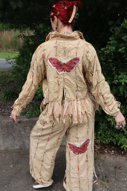 Bumble Bee Rose Jacket - ivyandlavyboutique A Rare Bird Shop