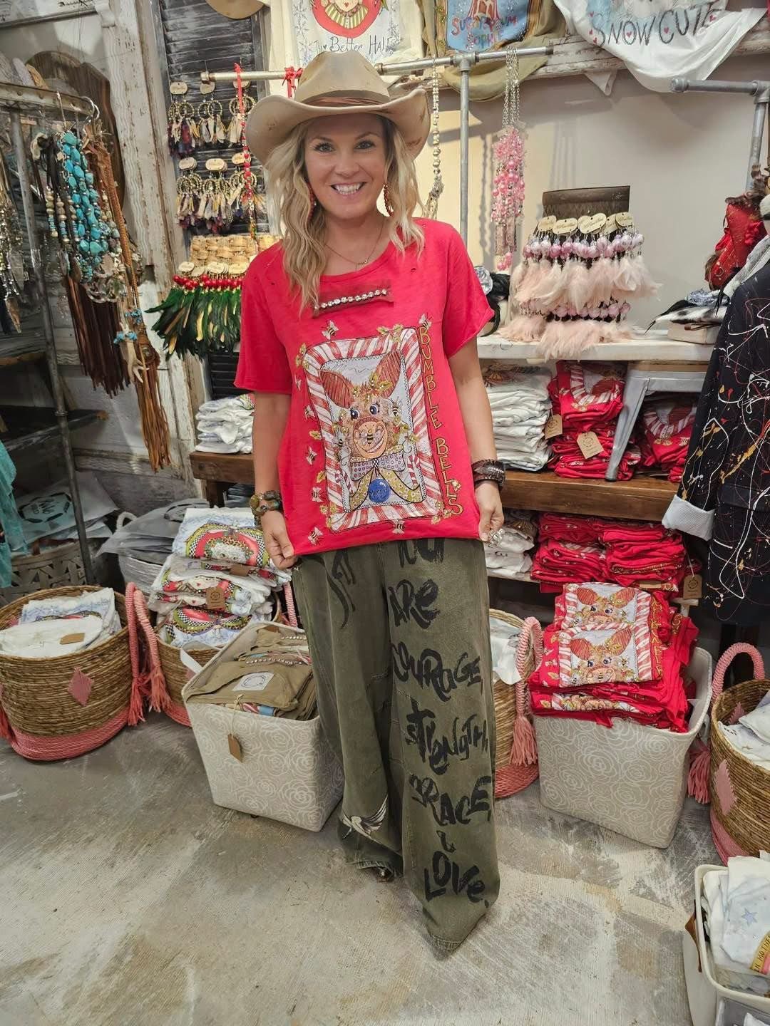 Bumble Bells Top - ivyandlavyboutique A Rare Bird Shop