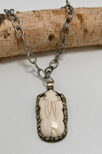 Bunny Shortie Necklace - ivyandlavyboutique ivyandlavyboutique