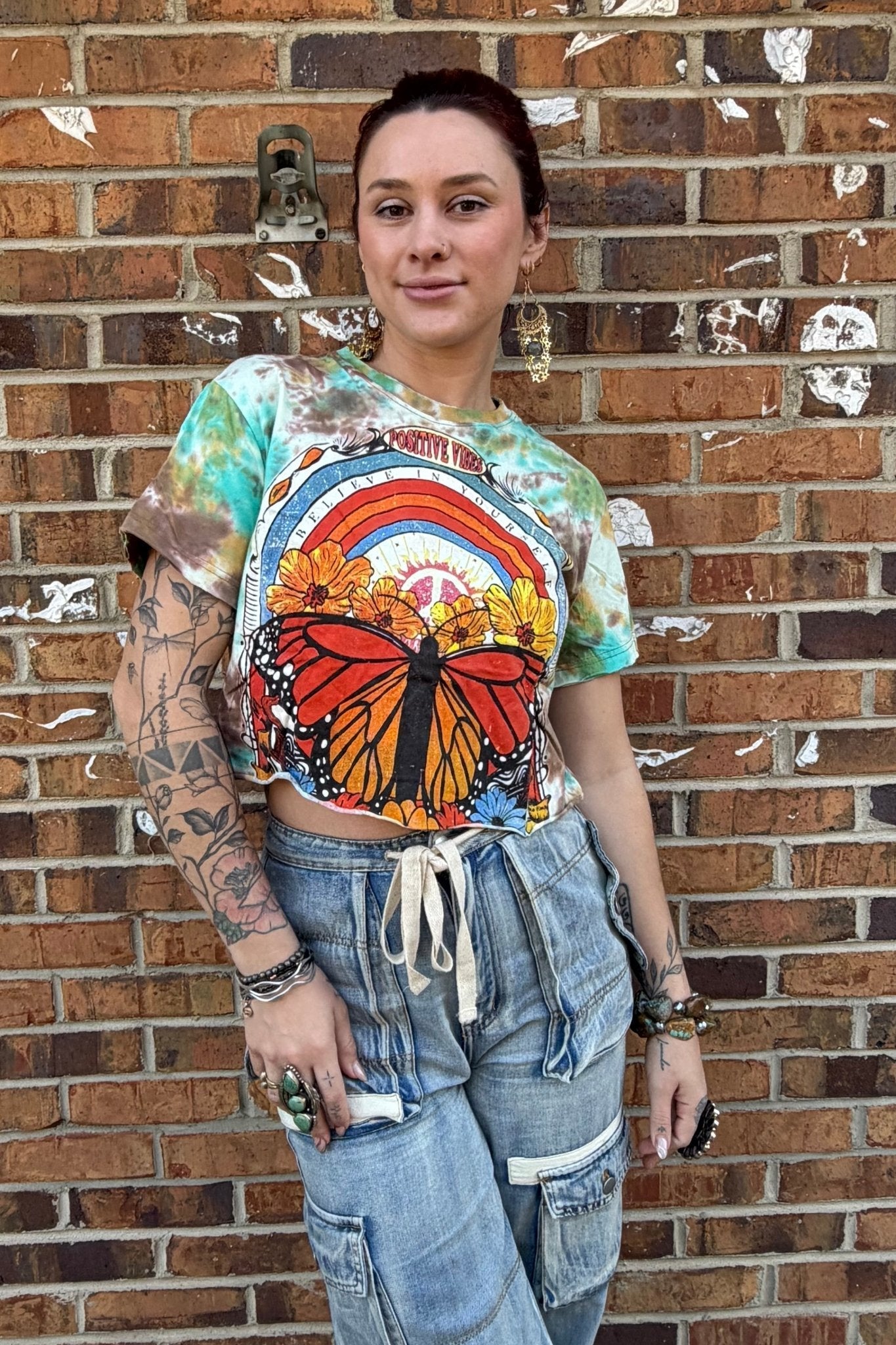 Butterfly Bliss Baby Tee - ivyandlavyboutique Kathmandu Imports