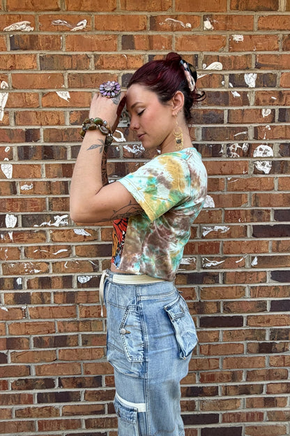 Butterfly Bliss Baby Tee - ivyandlavyboutique Kathmandu Imports