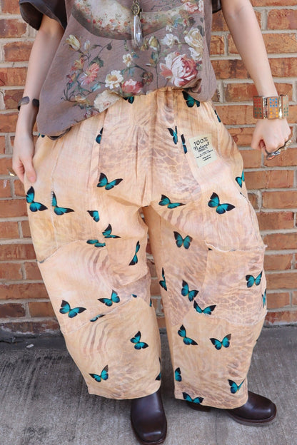 Butterfly Bliss Pant - ivyandlavyboutique I LOVE LINEN