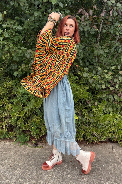 Butterfly Center Cinched Top Combo A - ivyandlavyboutique Karma Highway