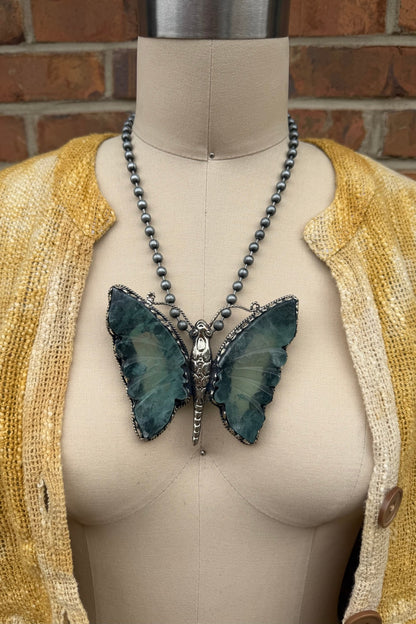 Butterfly Garden BIG Necklace - 3 - ivyandlavyboutique ivyandlavyboutique