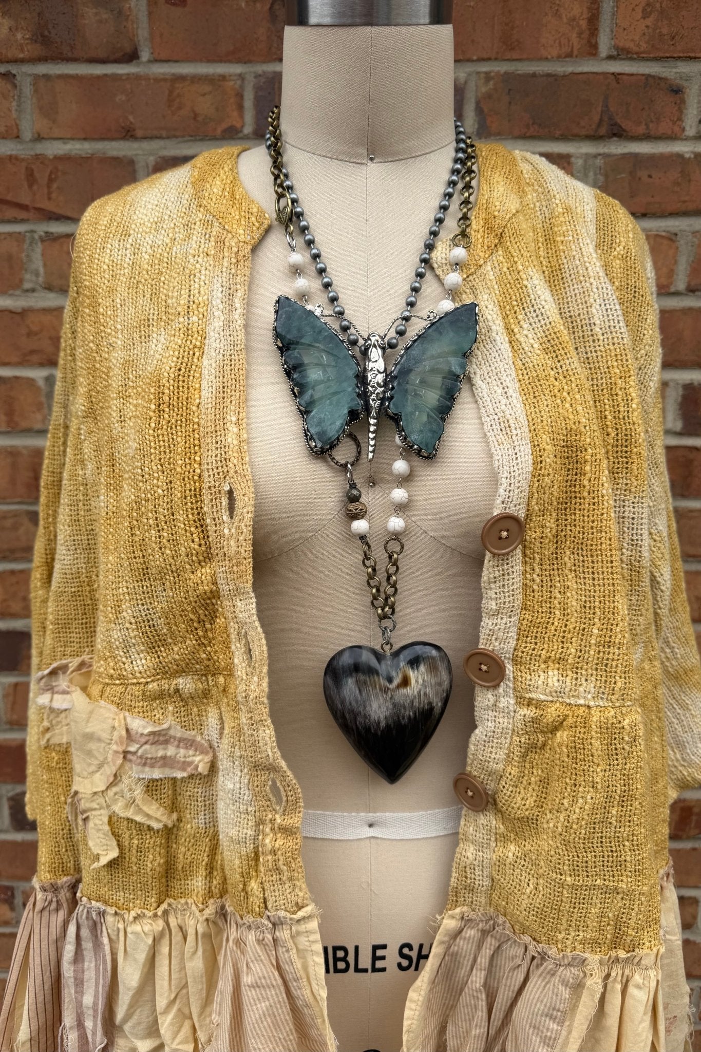 Butterfly Garden BIG Necklace - 3 - ivyandlavyboutique ivyandlavyboutique
