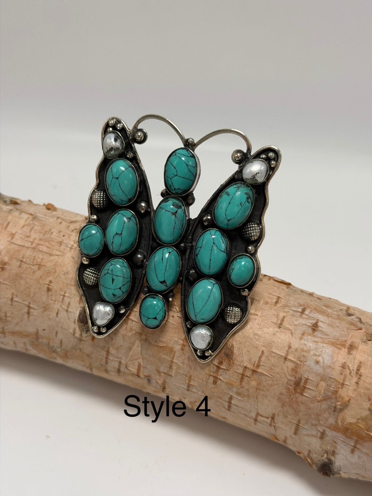 Butterfly in Turquoise Ring - ivyandlavyboutique ivyandlavyboutique