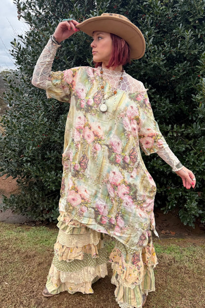 Butterfly Ruffle Pant - ivyandlavyboutique A Rare Bird Shop