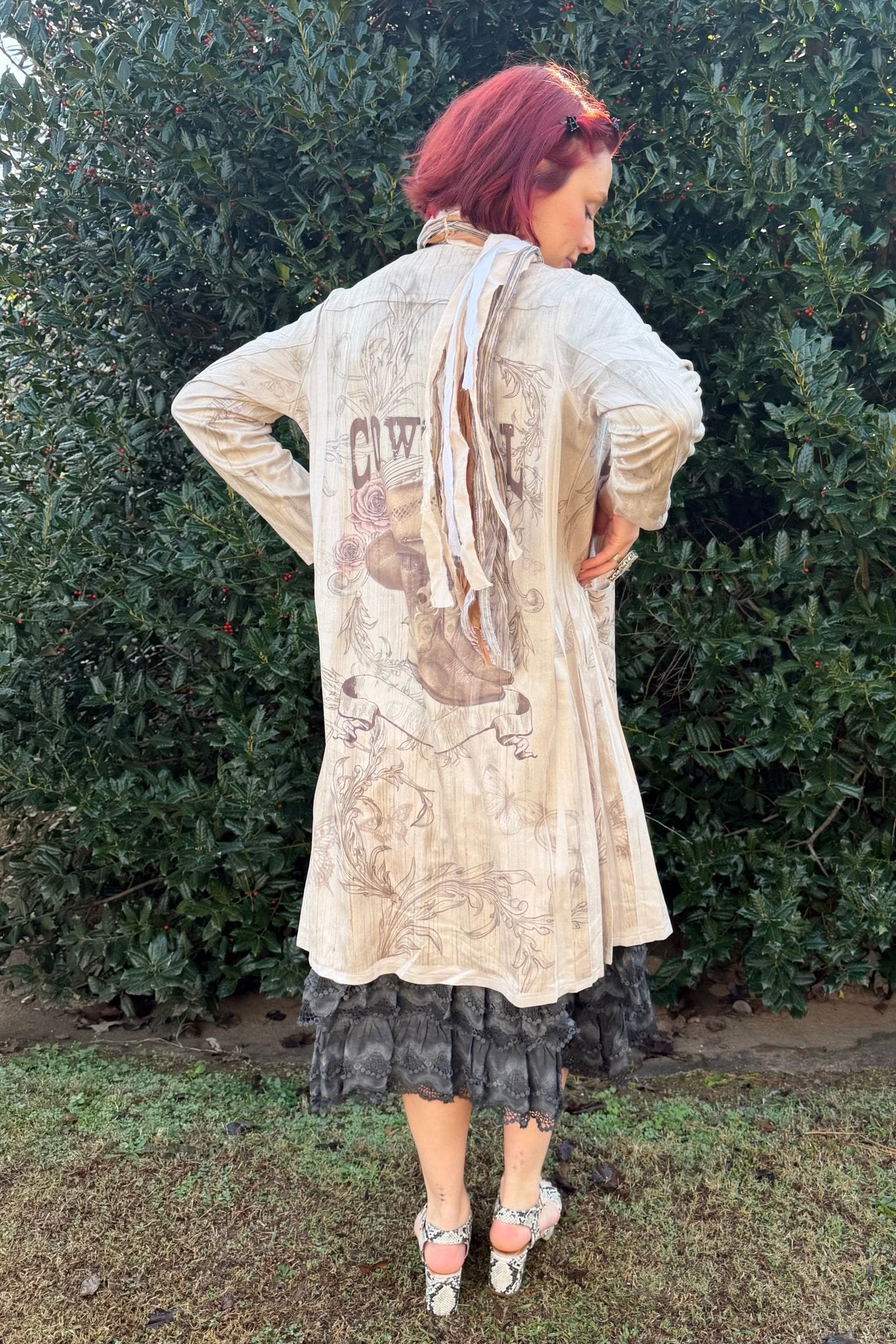 Buttery Faux Suede Longline Jacket With Pockets COWGIRL - ivyandlavyboutique Origami Apparel ~ Lace and Crochet inspired