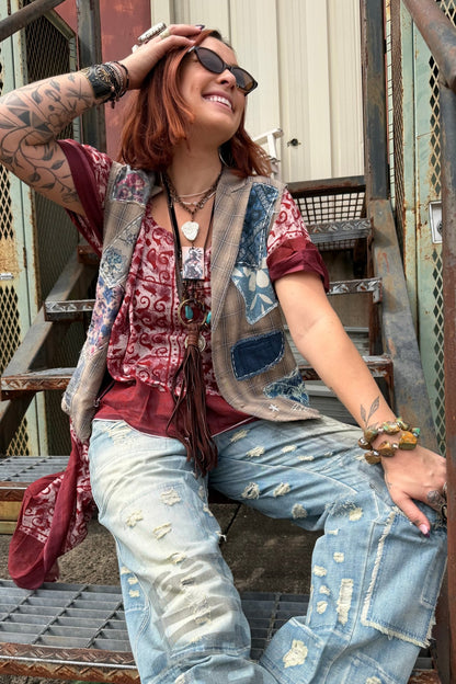 Canyon Sky Vest - ivyandlavyboutique Jaded Gypsy